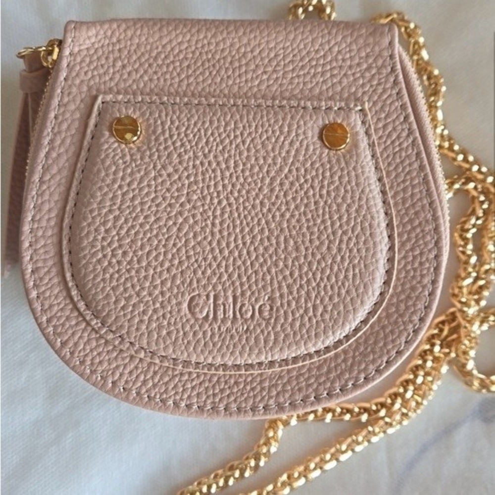 Upcycled Chloé Parfum Pink Crossbody Bag